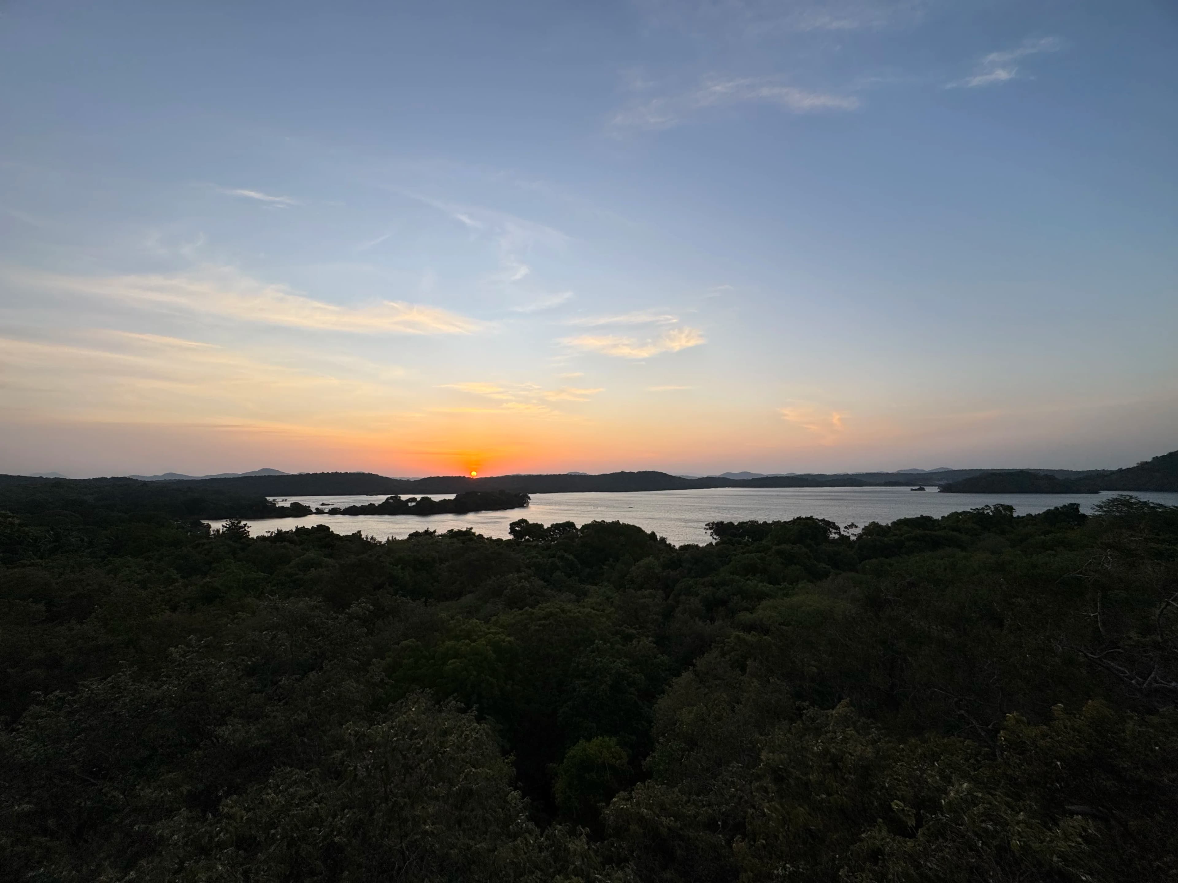 Dusk on Giritale Lake